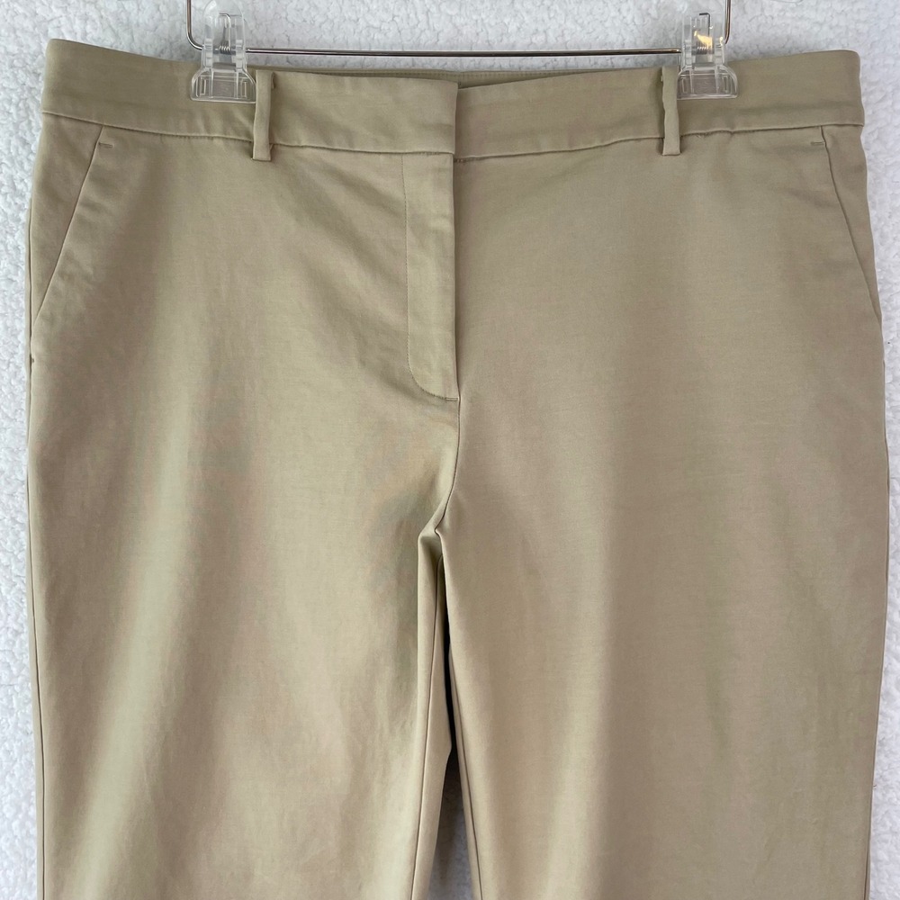 LOFT The Riviera Slim Curvy Khaki Tan Pants Womens 16 Business Casual Trousers